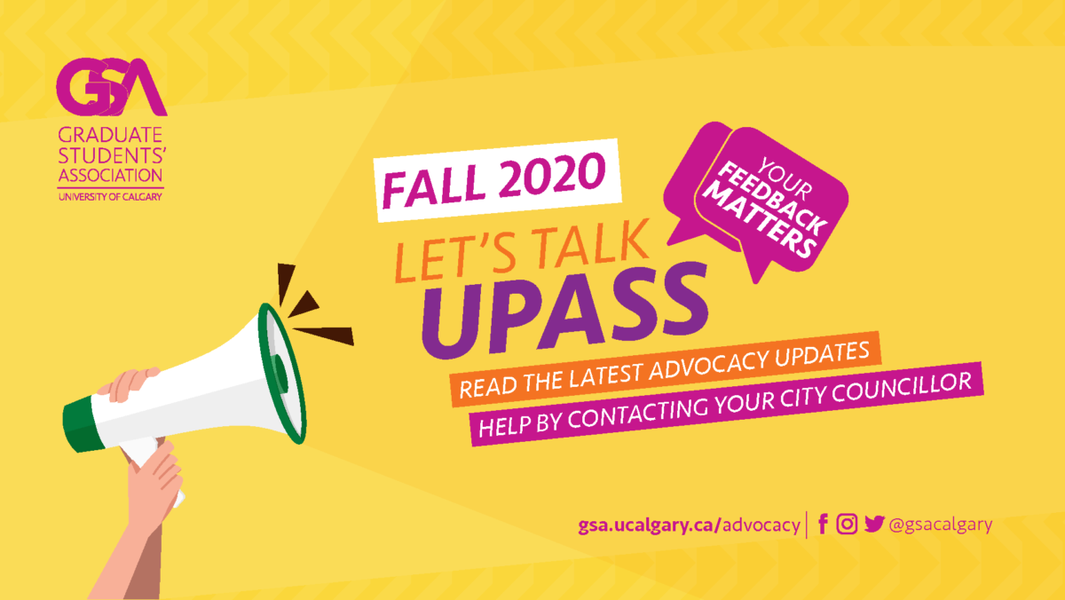 Let's Talk UPass: UPass Advocacy Updates - Graduate Students' Association